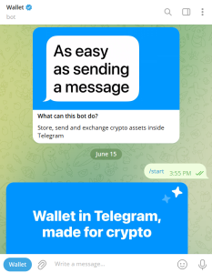 chat bot wallet